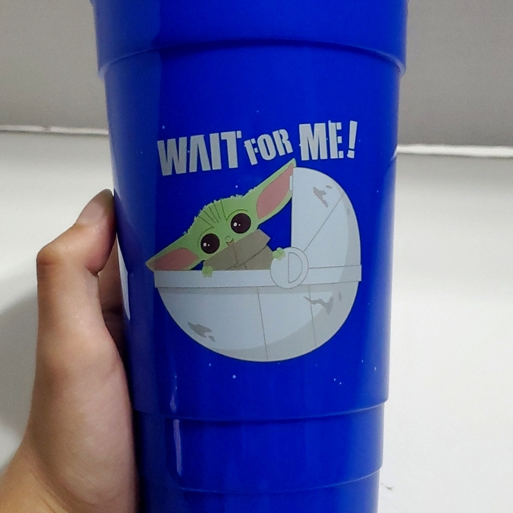 Baby Yoda WAIT FOR ME 32oz Tumbler